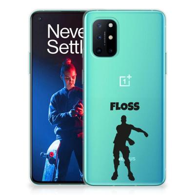 OnePlus 8T Telefoonhoesje met Naam Floss OnePlus 8T Telefoonhoesje met Naam Floss