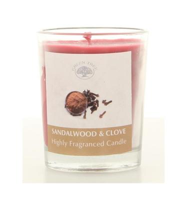Green Tree Geurkaars Sandalwood & Clove (55 gram)