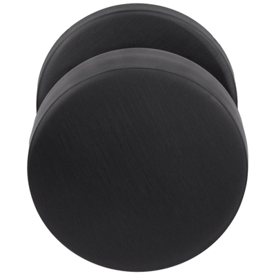 Formani Basics LB503V voordeurknop vast op rozet - mat zwart