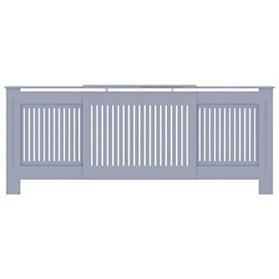 VidaXL Radiatorombouw 205 cm mdf grijs
