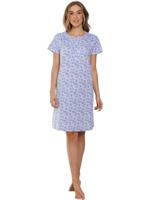 Grafisch katoenen nachthemd van Pastunette - thumbnail