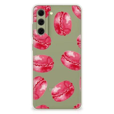 Samsung Galaxy S21FE | Siliconen Case | Pink Macarons
