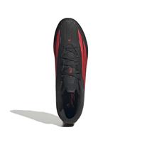 adidas F50 League Gras / Kunstgras Voetbalschoenen (MG) Zwart Rood Donkergrijs - thumbnail