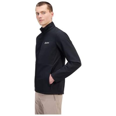 Berghaus Ghlas 3.0 Softshell Jas Heren Black/Black XL Berghaus Ghlas 3.0 Softshell Jas Heren Black/Black XL
