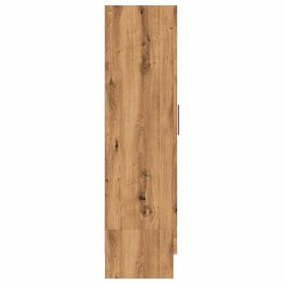 Boekenkast 82,5x30,5x115 cm bewerkt hout artisanaal eikenkleur