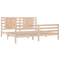 Bedframe zonder matras massief grenenhout 200x200 cm - thumbnail
