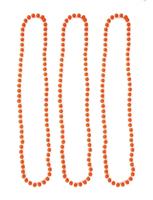 Halskettingen fluor oranje 40 cm (3st) - thumbnail