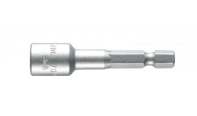 Wiha 70441100 Dopsleutelinzet magnetisch 55 mm buitenzeskant 1/4" E6,3 10.0 mm - 04632