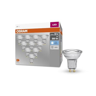 OSRAM HOMELIGHTING 4058075036703 LED-lamp Energielabel F (A - G) GU10 Reflector 4.3 W = 50 W Neutraalwit (Ø x h) 50 mm x 50 mm 10 stuk(s) OSRAM HOMELIGHTING 4058075036703 LED-lamp Energielabel F (A - G) GU10 Reflector 4.3 W = 50 W Neutraalwit (Ø x h) 50 mm x 50 mm 10 stuk(s)
