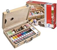 Bruynzeel Van gogh acrylverf in kist basic met 10 kleuren 40ml - thumbnail