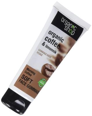 Organic Shop Coffee & Limonnik Gentle Face Exfoliant