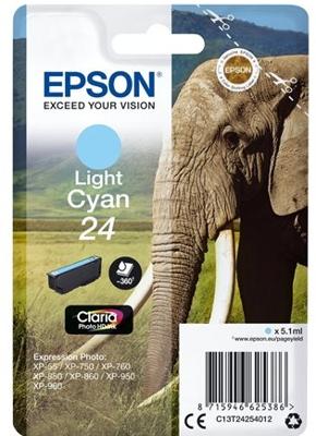 Epson C13T24254022 5.1ml 360pagina's Lichtyaan inktcartridge