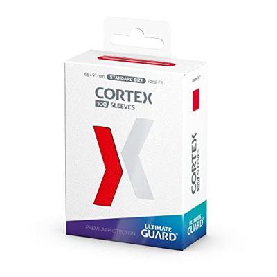 Ultimate Guard Cortex Sleeves Standard Size (100) - Red Ultimate Guard Cortex Sleeves Standard Size (100) - Red