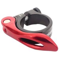 Zadelpenklem Ergotec SCQ-0100 ø34,9 mm aluminium met snelspanner - zwart/rood - thumbnail