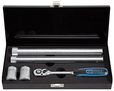 KS Tools 517.1140 3/8 koppelbougieset met schroefgereedschap, 5-delig KS Tools 517.1140 3/8 koppelbougieset met schroefgereedschap, 5-delig