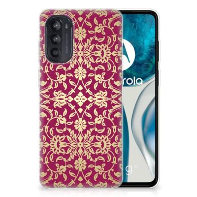 Siliconen Hoesje Motorola Moto G52/G82 Barok Pink Siliconen Hoesje Motorola Moto G52/G82 Barok Pink