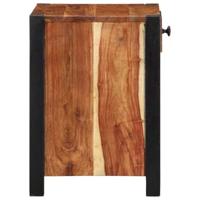 Nachtkastje met lade Bruin 40 x 35 x 50 cm Massief acaciahout - thumbnail