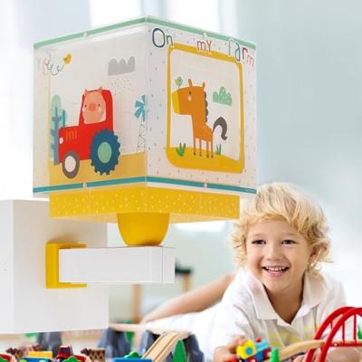 Dalber Kinderkamer wandlampMy Farm geel met wit - 63409