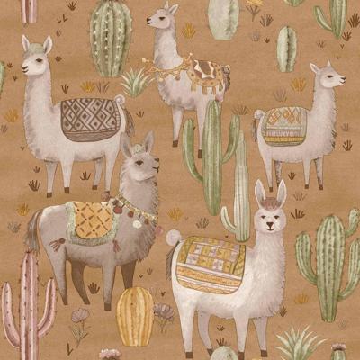 Cristiana Masi MiniMe Behang met alpaca's - 17114