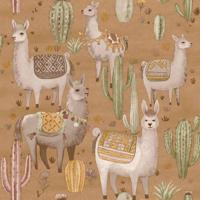 Cristiana Masi MiniMe Behang met alpaca's - 17114 - thumbnail