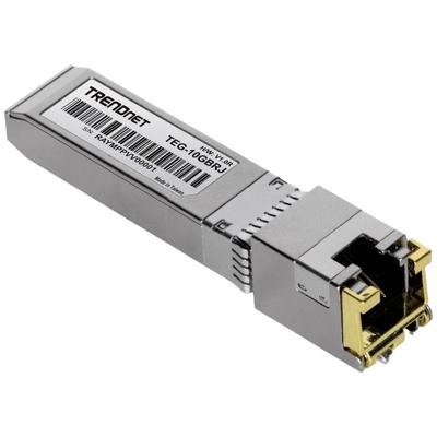 TRENDnet TEG-10GBRJ 10G RJ-45 SFP+ Module TRENDnet TEG-10GBRJ 10G RJ-45 SFP+ Module