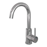 Chrome Carving hoge opbouw wastafelmengkraan met draaibare uitloop, model A - thumbnail