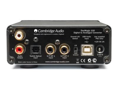 Cambridge Audio DacMagic 100 audioconverter, zwart