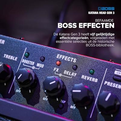 Boss Katana Head Gen 3 100 Watt gitaarversterker top