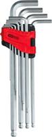 KS Tools 151.4920 Inbus Haakse schroevendraaierset 1/16 inch, 5/64 inch, 3/32 inch, 1/8 inch, 5/32 inch, 3/16 inch, 7/32 inch, 1/4 inch, 5/16 inch, 3/8 inch - thumbnail