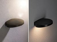 Paulmann 94246 Ryse Wandlamp op zonne-energie met bewegingsmelder Energielabel: A (A - G) 1.2 W Warmwit Antraciet - thumbnail