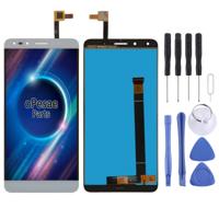 LCD-scherm en digitizer volledige montage voor Alcatel pop 4 7070/OT-7070/OT7070/7070X/7070Q/7070A/7070I (wit) - thumbnail