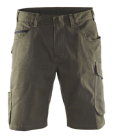 Blåkläder Service short 14991330 | Groen/Zwart | Maat 54 - 7330509549384 - thumbnail