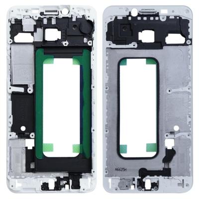Front behuizing LCD frame bezel Plate voor Galaxy C5 (wit)