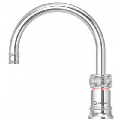 Quooker Classic Nordic Round Kokendwaterkraan Single Tap - Kindveilige Dubbeldruk - Chroom