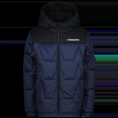 Vingino winter winterjas jongens - donker blauw - Tjay - comfort