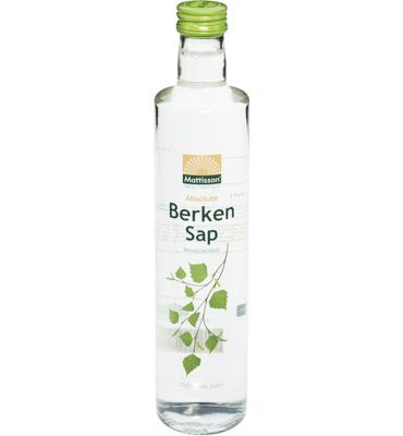 Mattisson Absolute berkensap 100% puur sap bio raw 500 Milliliter Mattisson Absolute berkensap 100% puur sap bio raw 500 Milliliter
