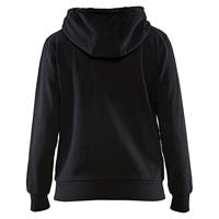 Blåkläder Dames hoodie 3D 35601158 | Zwart | Maat S - 7330509771471 - thumbnail