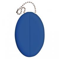 KeyGear sleutelhanger opbergdoosje 8 cm blauw - thumbnail