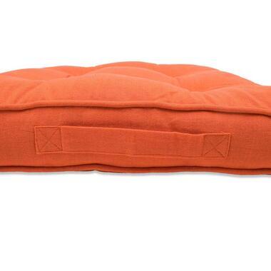 Matraskussen Tivoli - mandarijn - 45x45x7 cm
