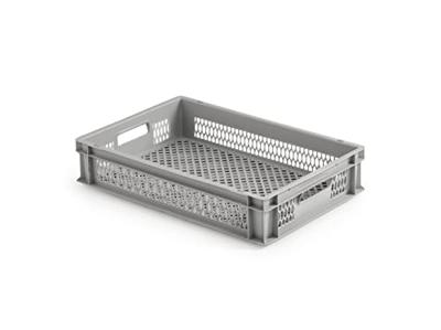Alutec 75050 Kunststofbox Met raster (b x h x d) 600 x 120 x 400 mm Grijs 1 stuk(s)