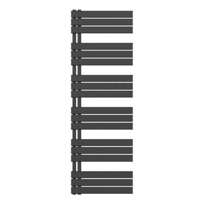 Belrad Handdoekradiator - links - aansluiting/comb - 1800X600mm- Zwart BUCZ1800600 Belrad Handdoekradiator - links - aansluiting/comb - 1800X600mm- Zwart BUCZ1800600