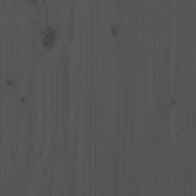 Hoofdbord 206x4x100 cm massief grenenhout grijs - thumbnail