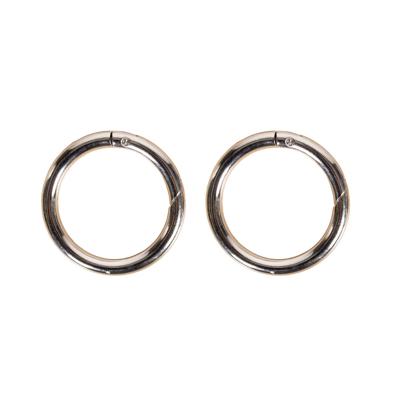 Martingaal snap ring zilver