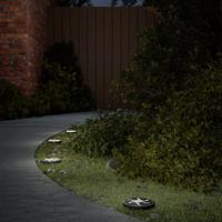 VidaXL Grondlampen 4 st solar met grondpennen warmwit - thumbnail