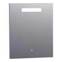 Brauer Garnet Spiegel - Rechthoekig - 60 cm - met Directe LED-Verlichting - Dimbaar - met Touchbediening - thumbnail