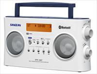 Sangean DPR-26 BT Transistorradio DAB+, VHF (FM) AUX, Bluetooth Acculaadfunctie Wit - thumbnail