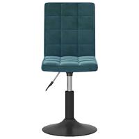Eetkamerstoelen draaibaar 2 st fluweel blauw - thumbnail