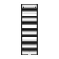 Nemo Spring Toronto handdoekradiator - 185x60cm - 1051 watt - mat zwart ECE060BK1VM06NNN01 - thumbnail