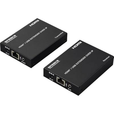 SpeaKa Professional SP-HDE-350 HDMI HDMI-extender Via netwerkkabel RJ45 KVM-functie (Keyboard, Video, Mouse) 150 m