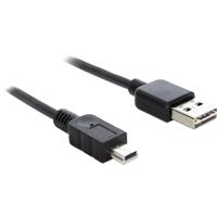 Delock 83364 Kabel EASY-USB 2.0 Type-A male > USB 2.0 Type Mini-B male 3 m zwart - thumbnail